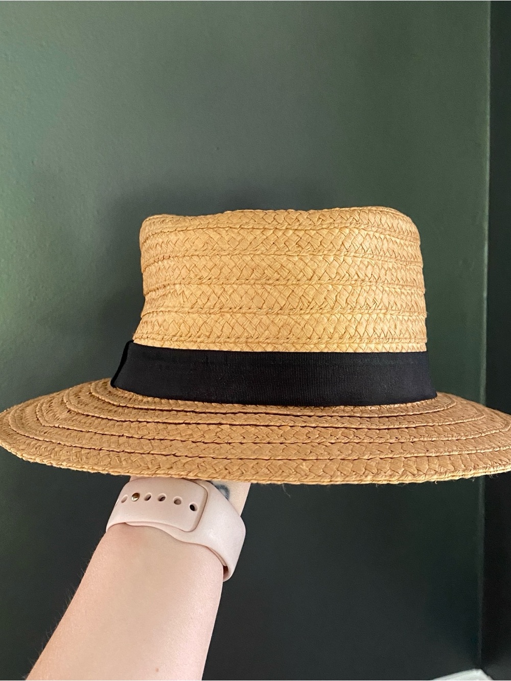 Treasure & Bond Straw Hat with Black Band